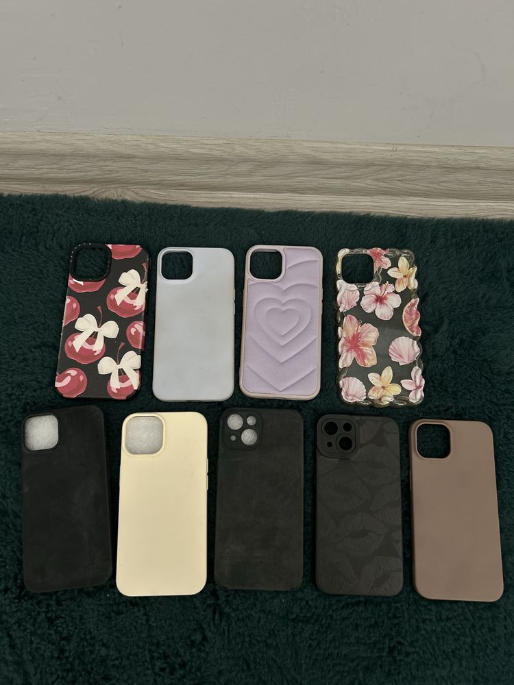 Zestaw etui do iphone 14 na telefon komplet 9 sztuk okazja nowe i uzyw