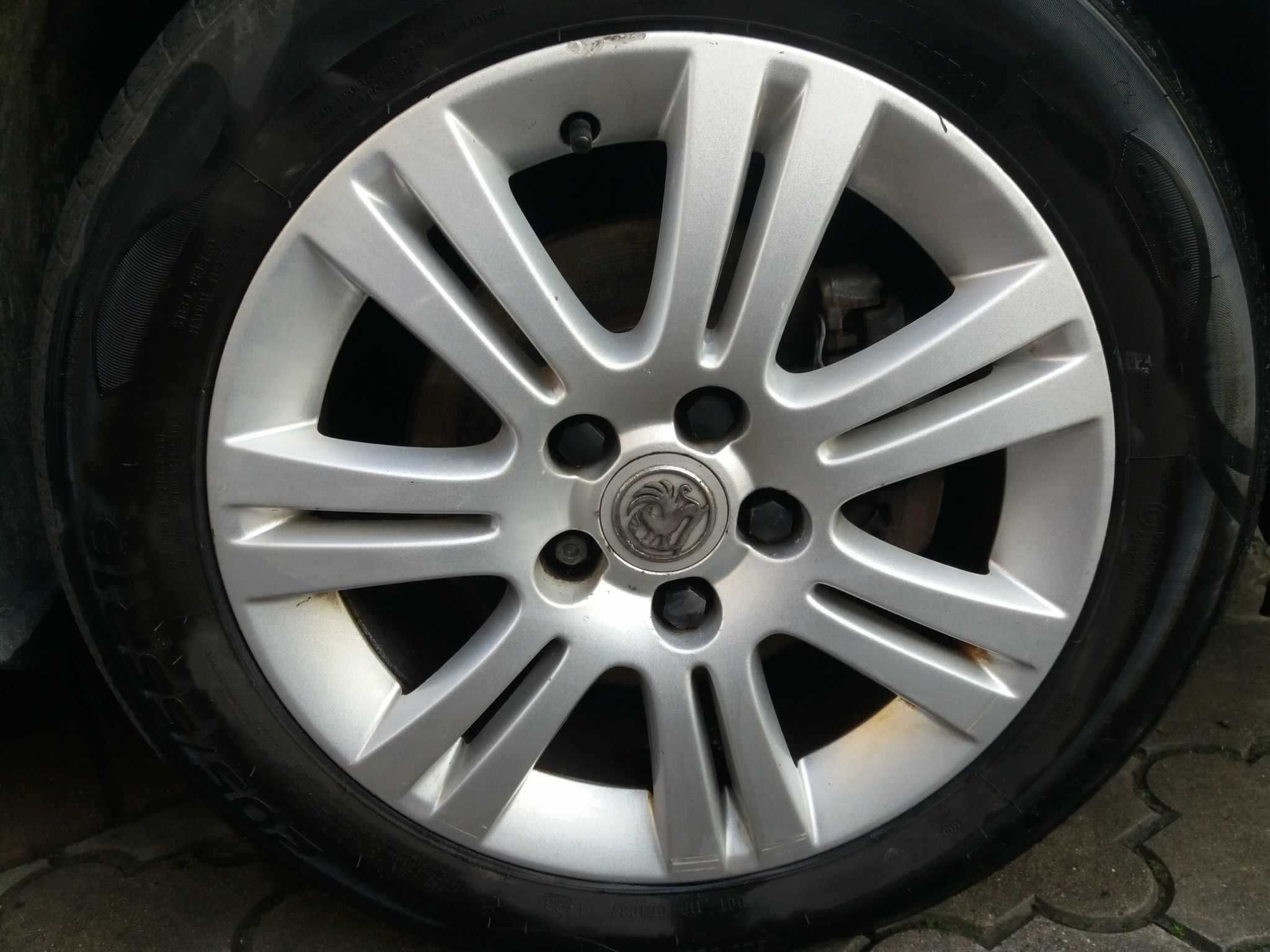 Alufelgi 16" OPEL 5x110 r16 astra h vectra c zafira B opony 205/55/16