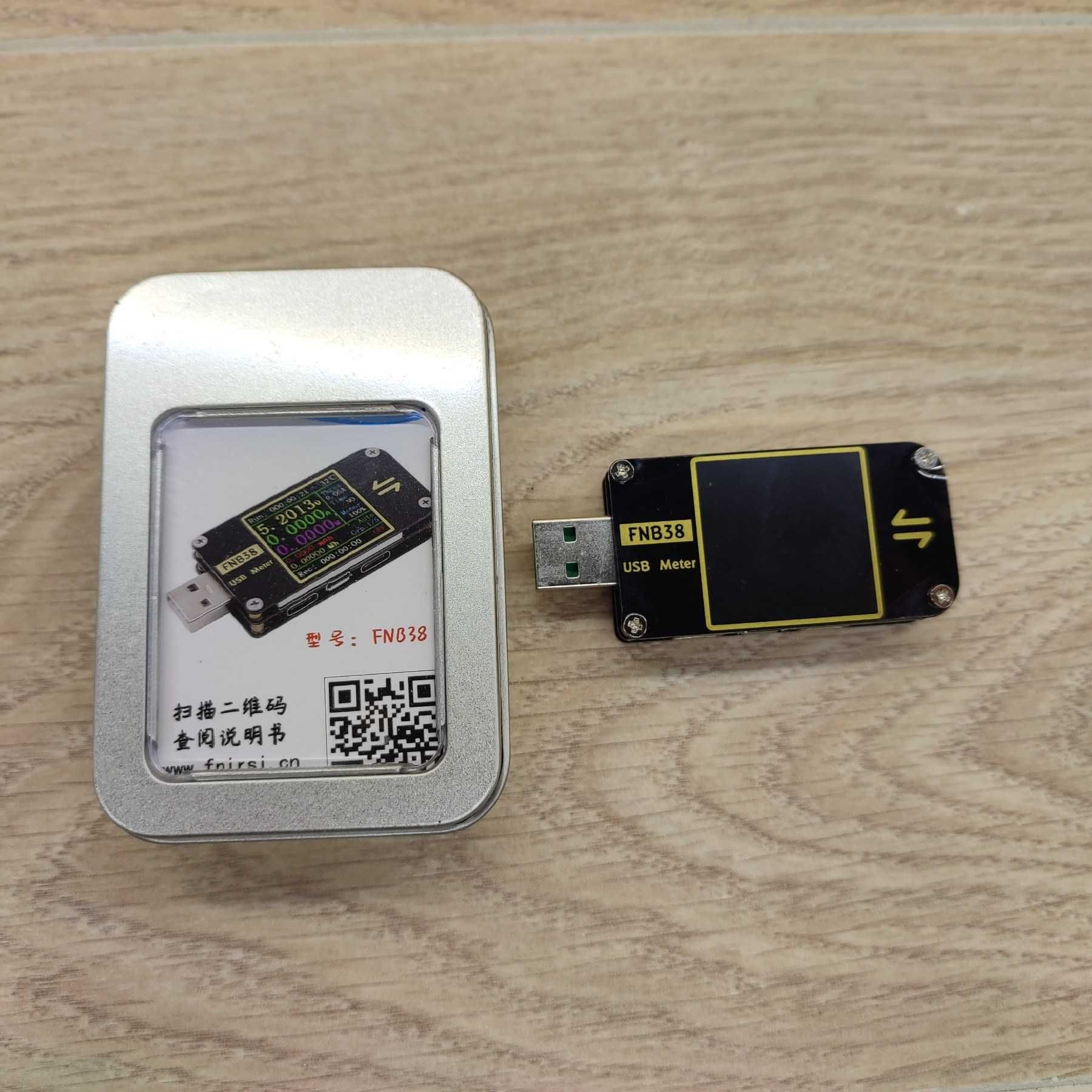 Usb тестер, вольтметр амперметр FSN38