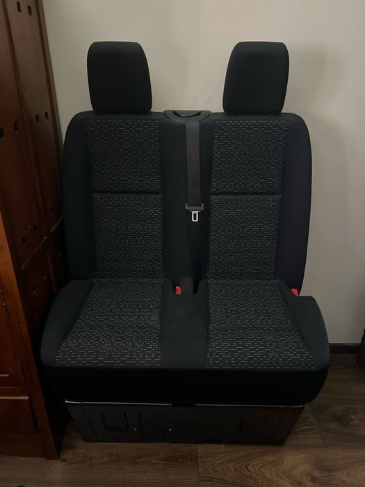 Nowy FOTEL KANAPA ŁAWKA podwójny z podstawą Sprinter 907