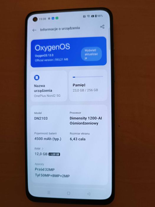 Smartfon OnePlus Nord2 5G 12/256