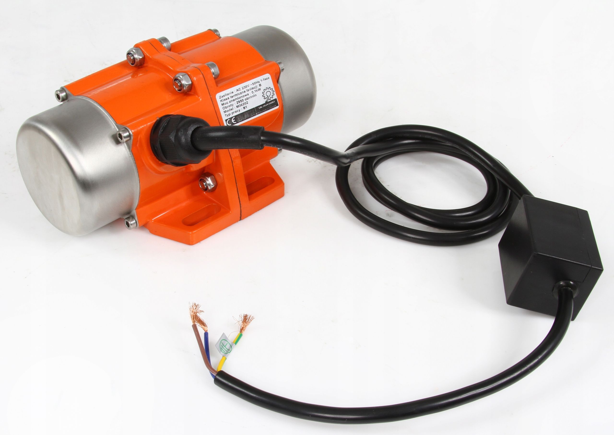Silnik Wibracyjny 1-Fazowy 100W 230V Asynchroniczy