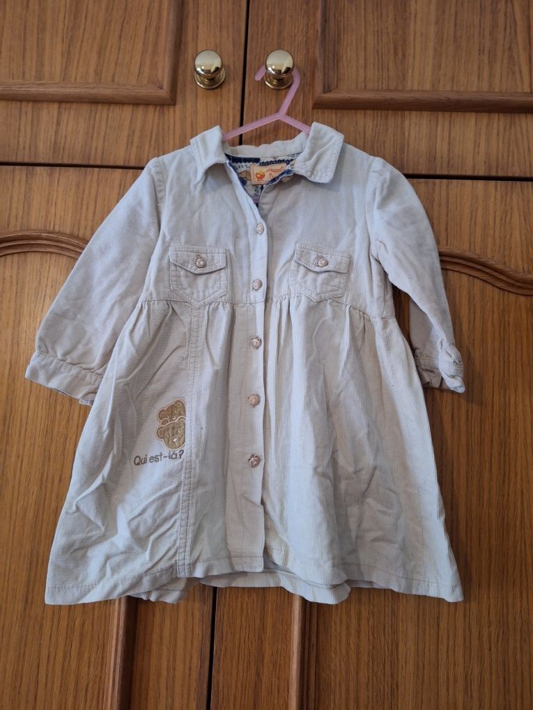Vestido de Bombazine Regazzo Mini T: 18 meses
