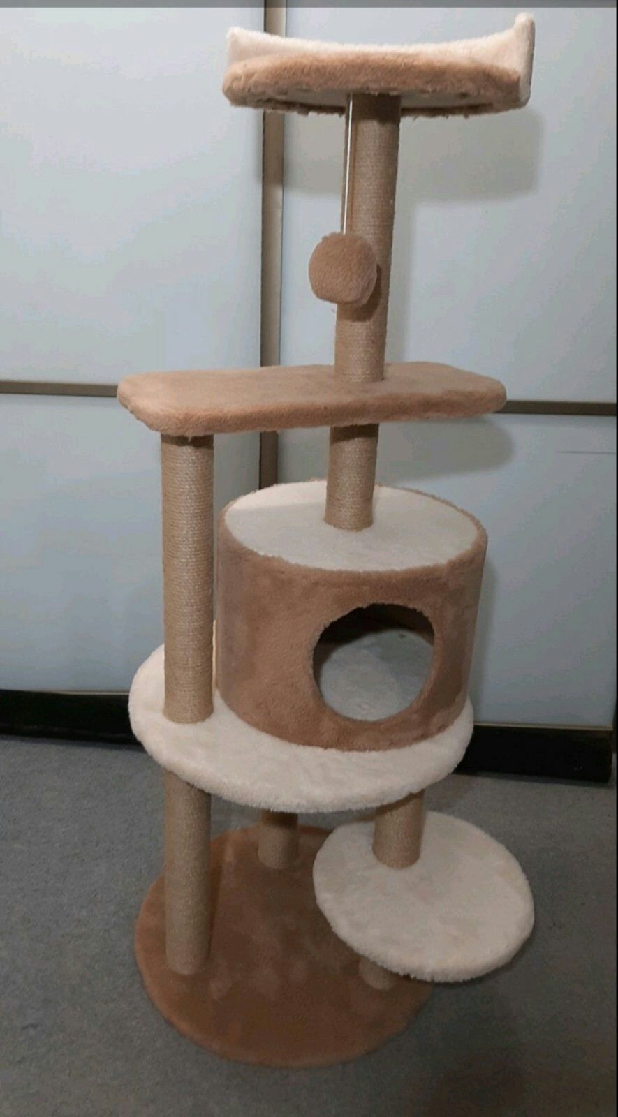 Домик-когтеточка для кошки, кота