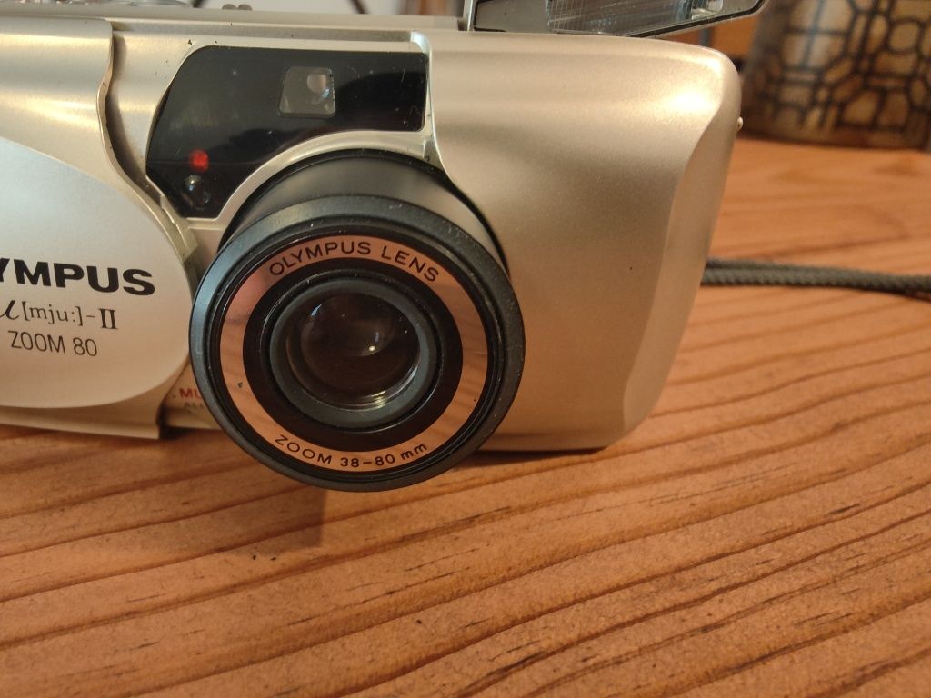 Camara de filme Olympus mju ii