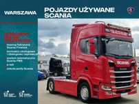 Scania S500A4X2NA  4 Poduchy, Klima Postojowa, Pełne Malowanie / Dealer Scania Nadarzyn