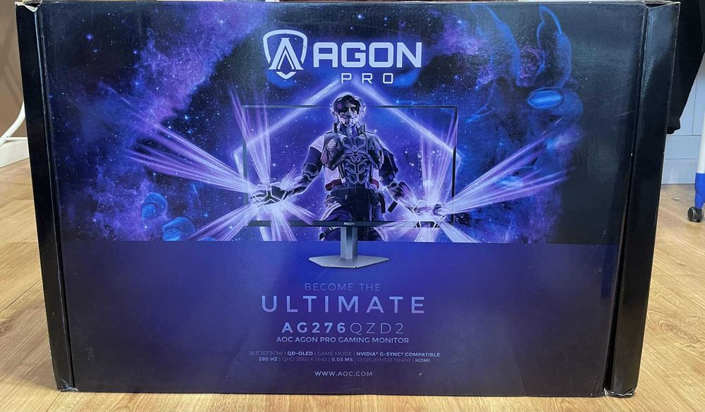Nowy monitor AGON AG276QZD2 – nieotwierany, pełna gwarancja producenta