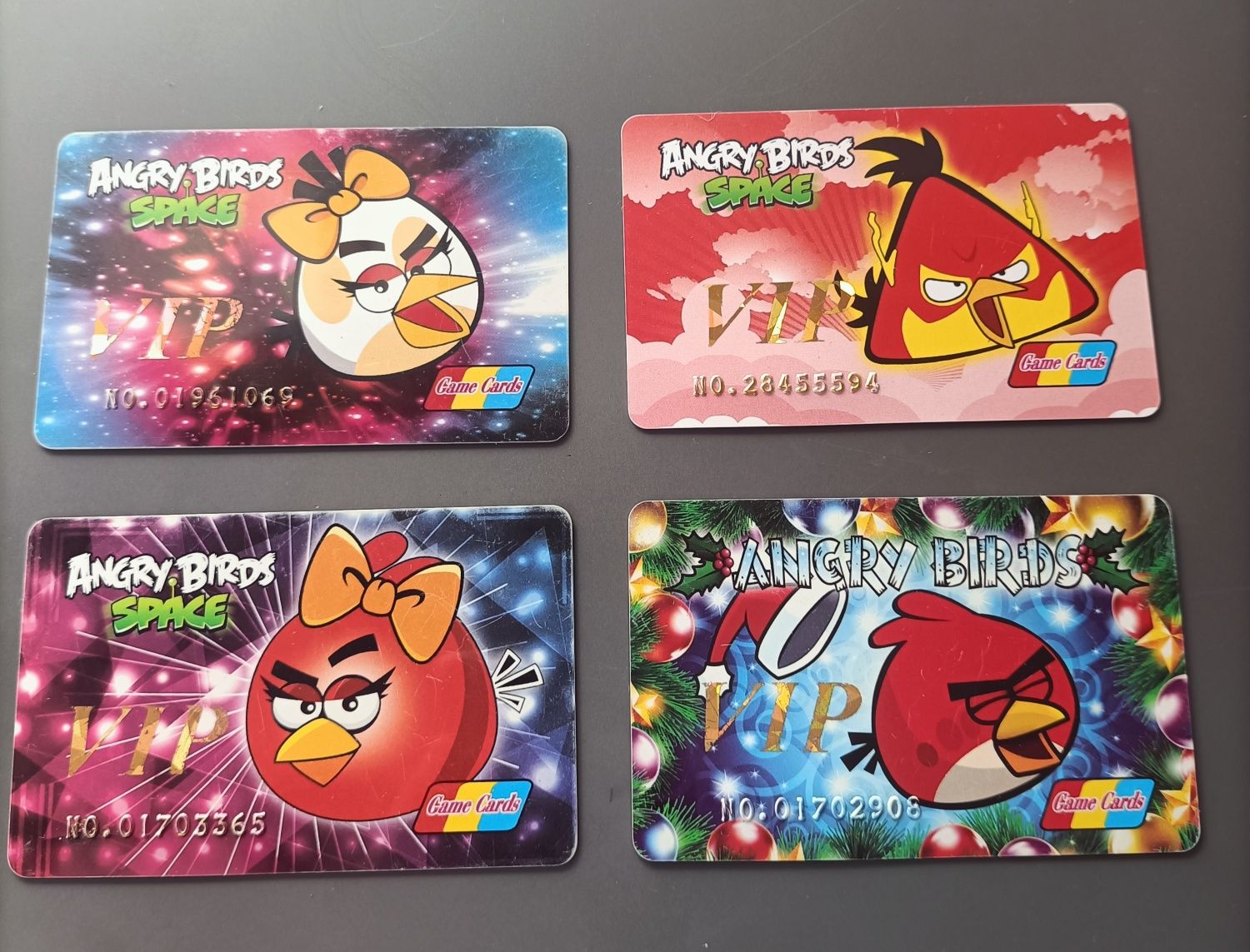 Angry Birds VIP kart kolekcjonerskie