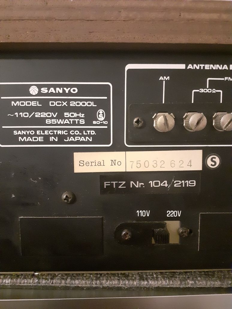 Amplituner Sanyo Dcx 2000L
