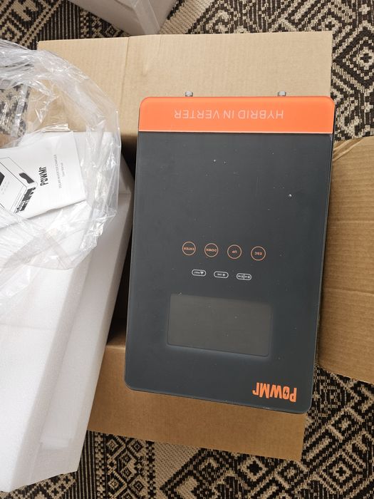 Гібридний інвертор Powmr 4,5 kw 24v,новий.