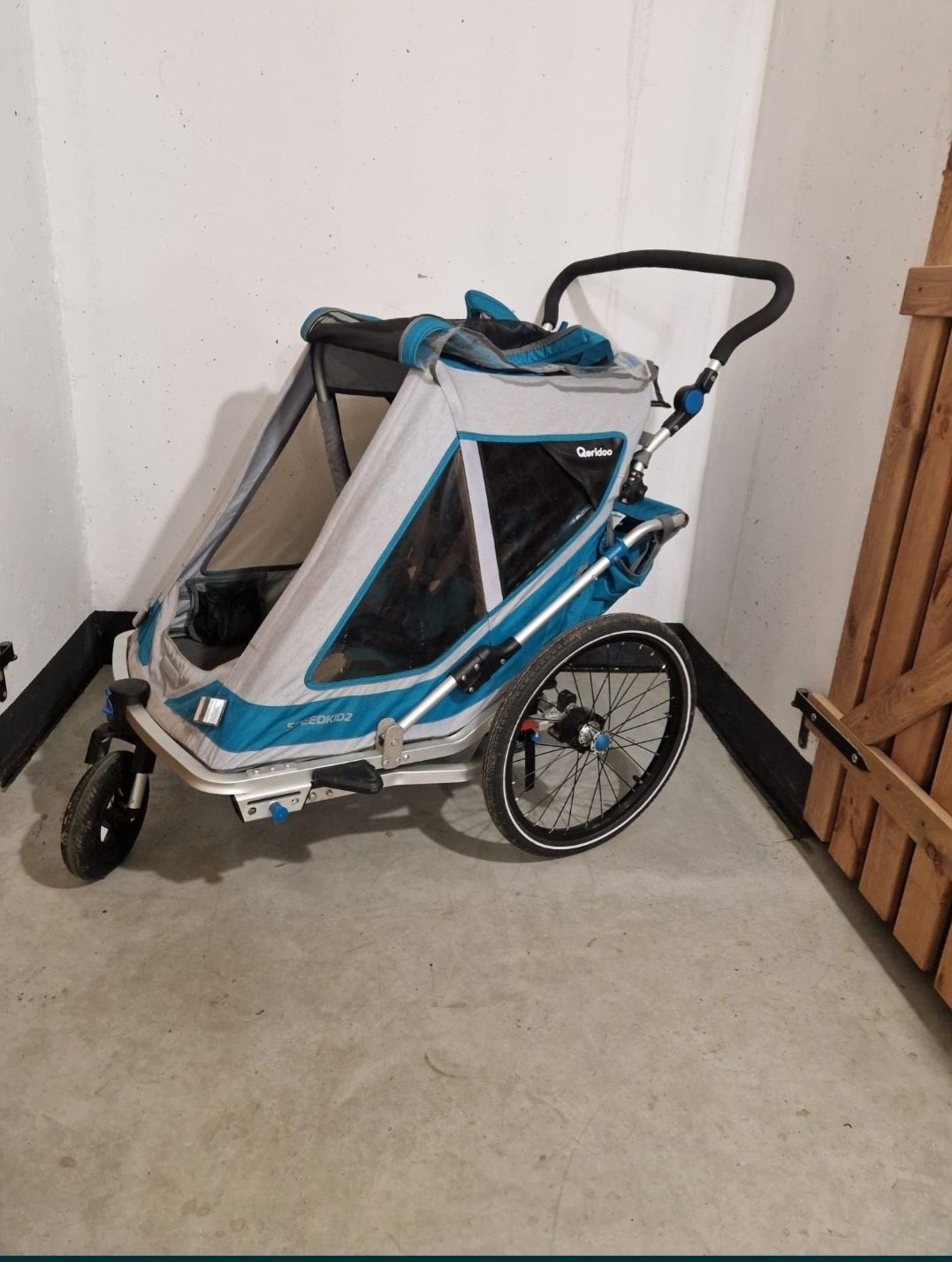 Wózek/przyczepka rowerowa Qeridoo Speedkid 2 – stan bardzo dobry

Sp