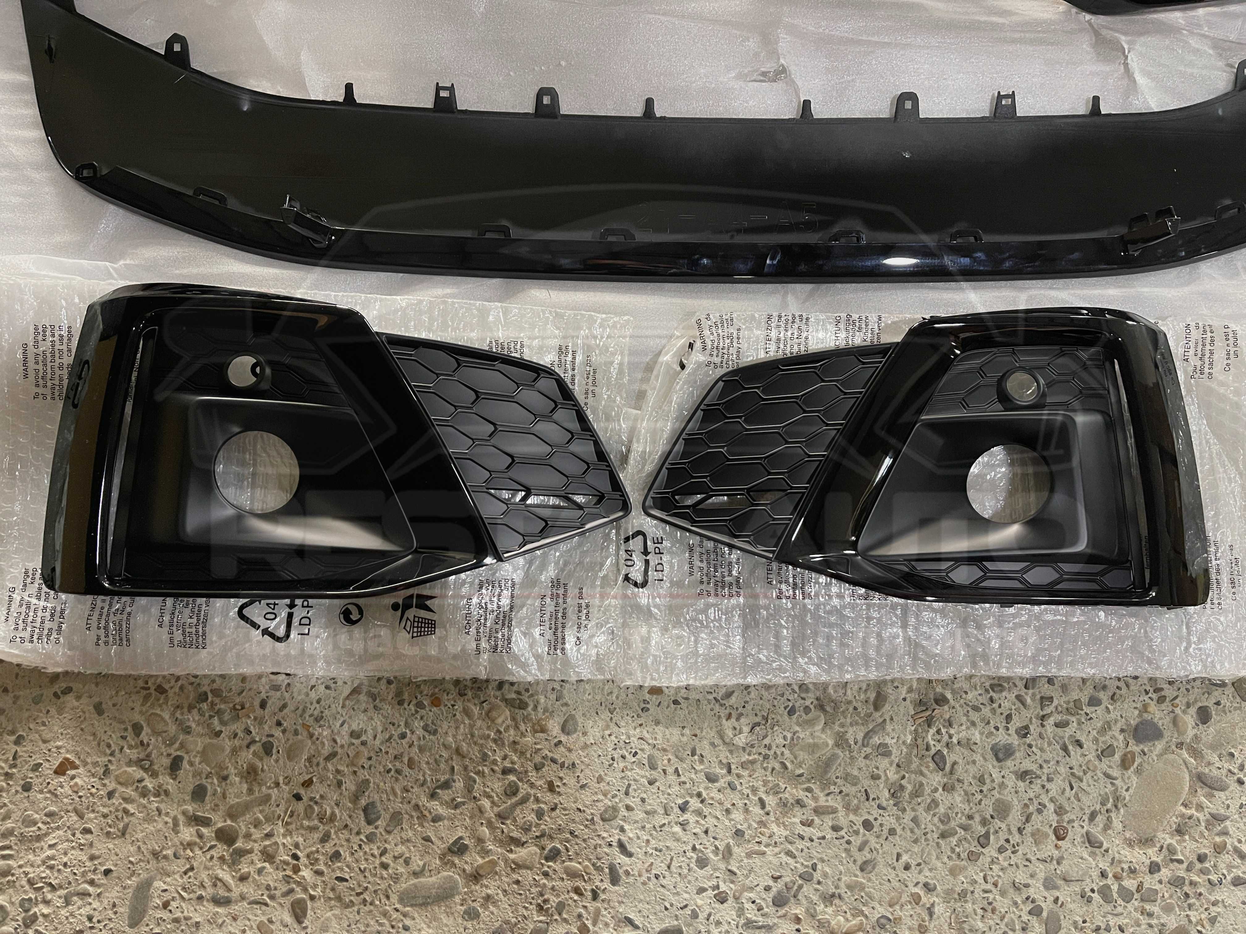 обвес Аеро Кит Audi A5 B9 8W губа Диффузор Решетка ауди а5 б9