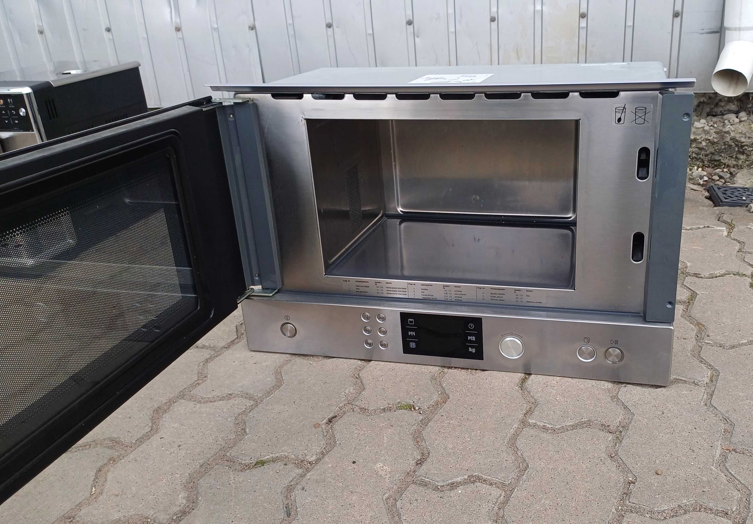 Вбудована мікрохвильова піч Бош Bosch HMT85ML63 срібна Germany