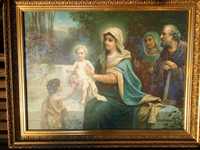 Piękny obraz Hans Zatzka Święta Rodzina
