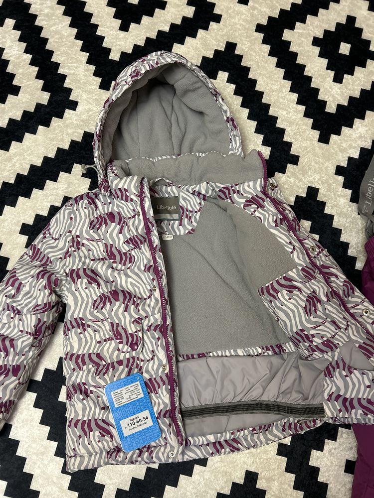 Зимовий комбінезон Libellule 1350 гр, Lenne,зимова куртка на дівчинку
