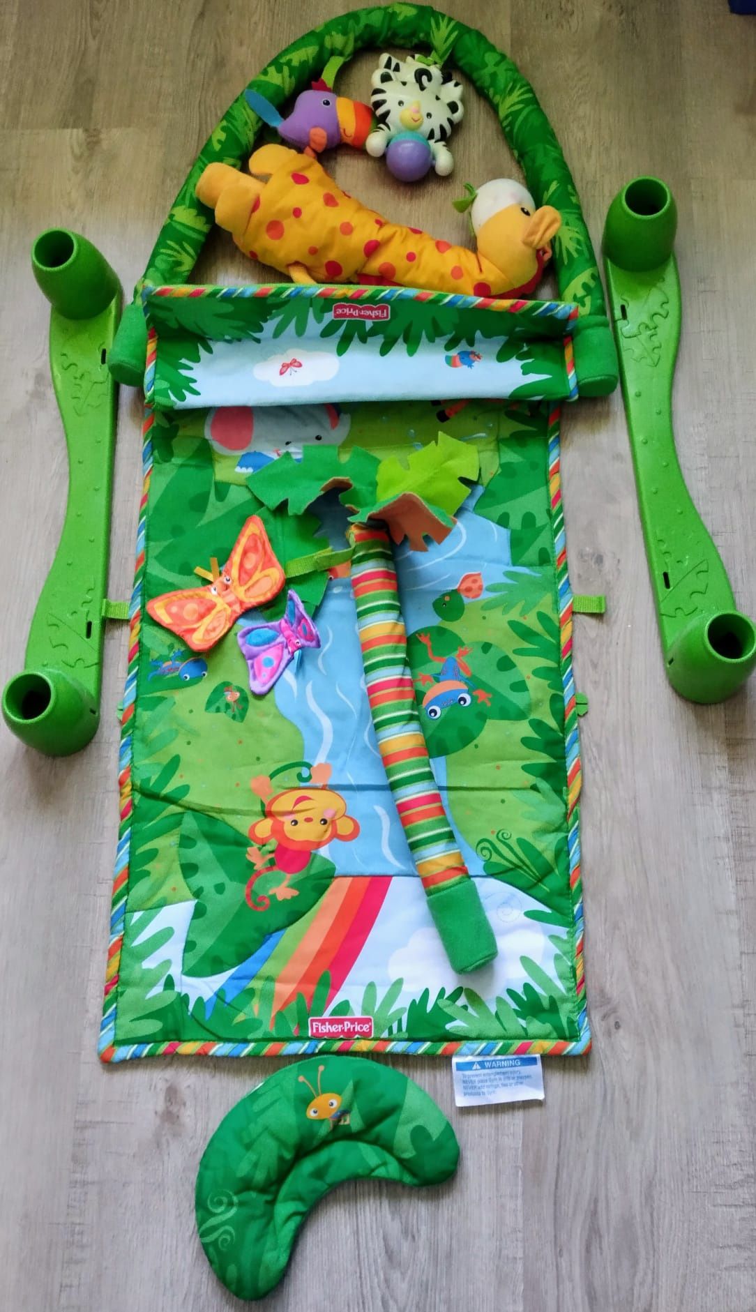 mata niemowlęca 0+ edukacyjna Fischer Price"Rainforest"-LasTrop&gratis