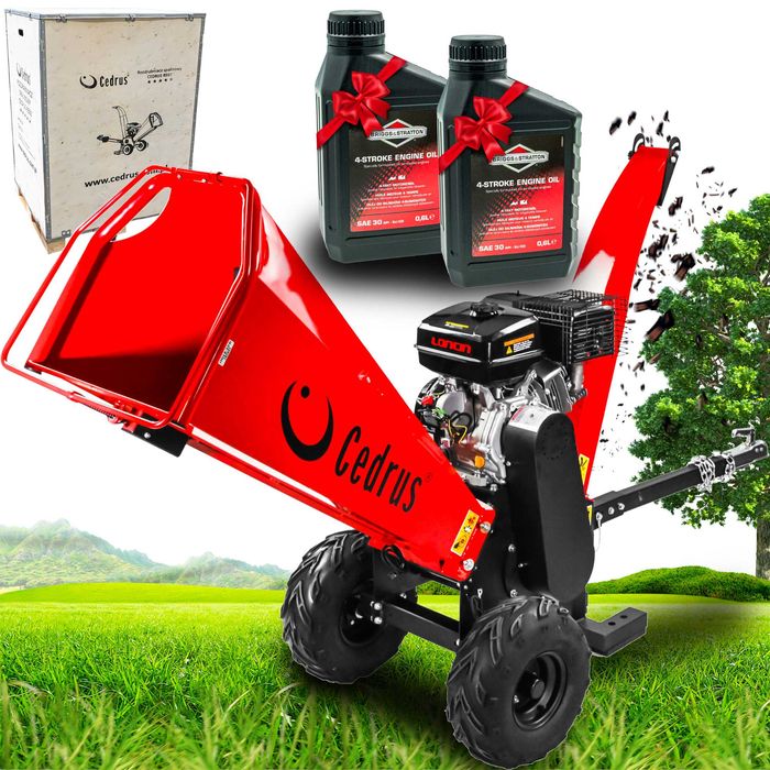Cedrus Rozdrabniacz Spalinowy RB03 15KM Loncin 12cm Hak Oleje Wysyłka