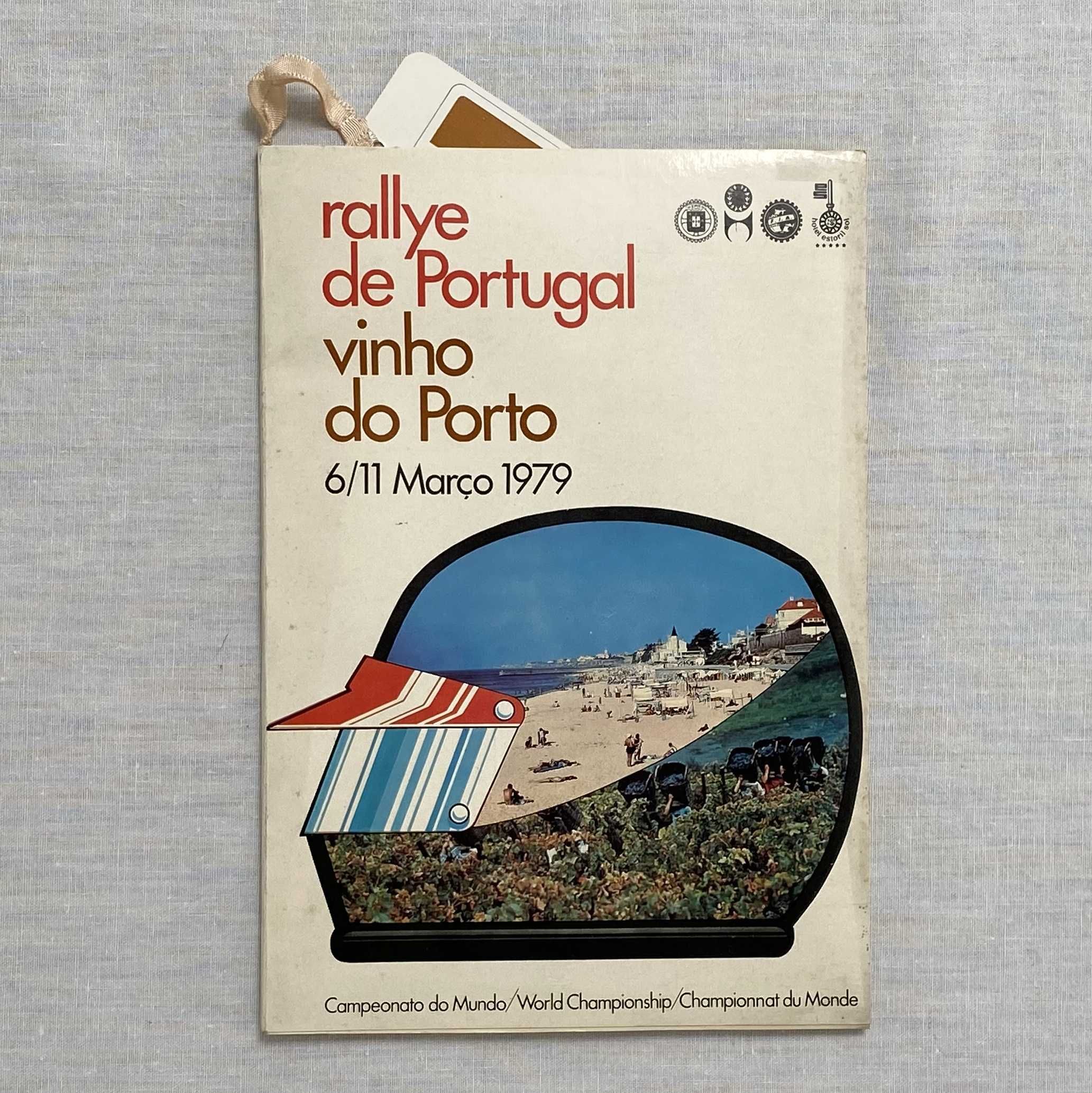 Programa do Rallye Rali Vinho do Porto 1979 com a inscrição