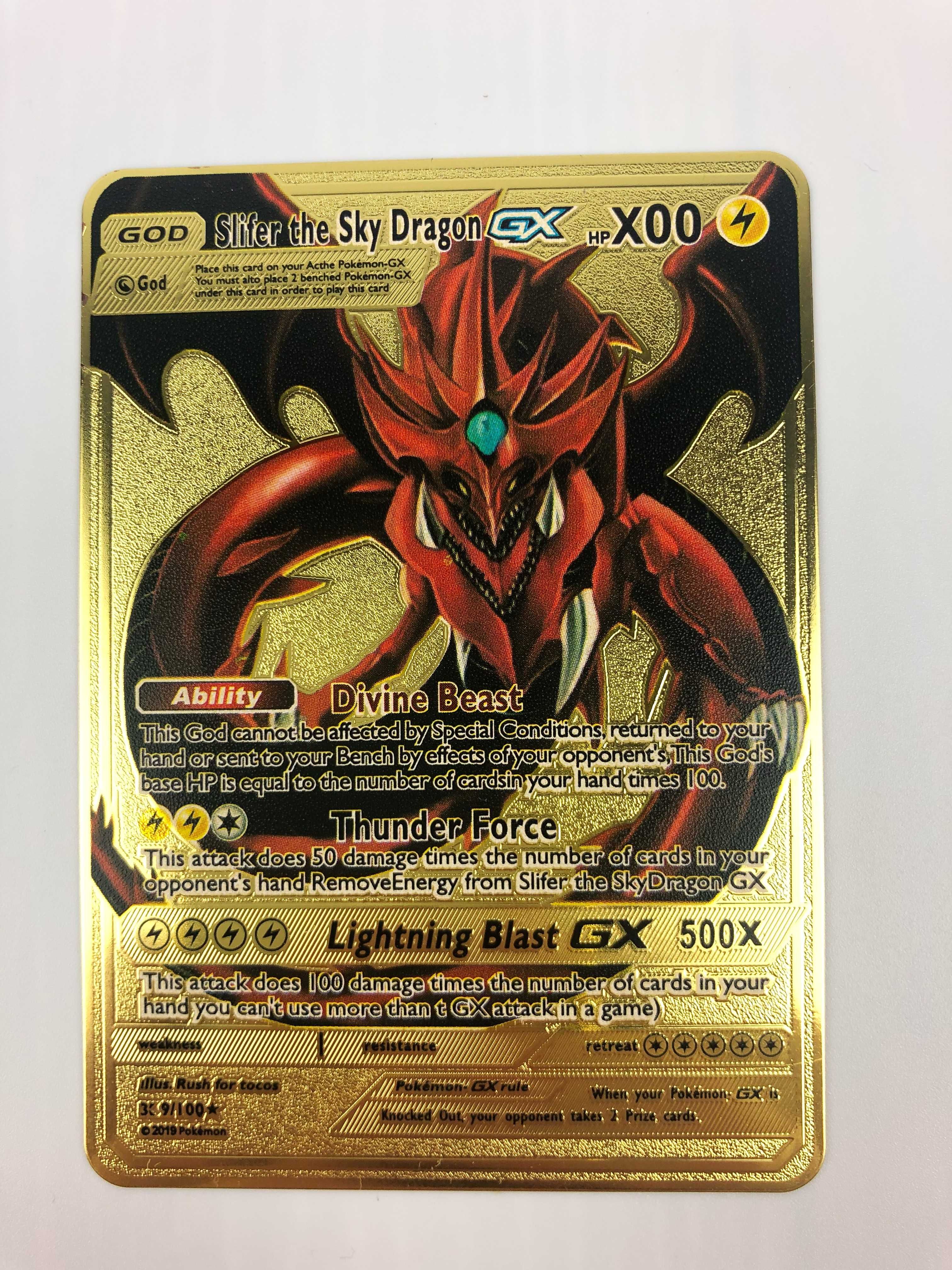 Zestaw XXL 3w1 - Karty Pokemon - 100% METAL - Niezniszczalne