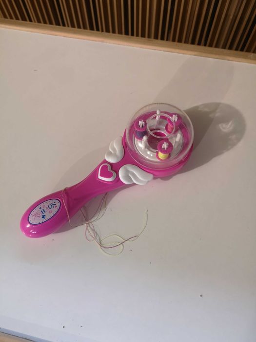 zaplatarka do włosów z nicią, warkoczarka z nicią