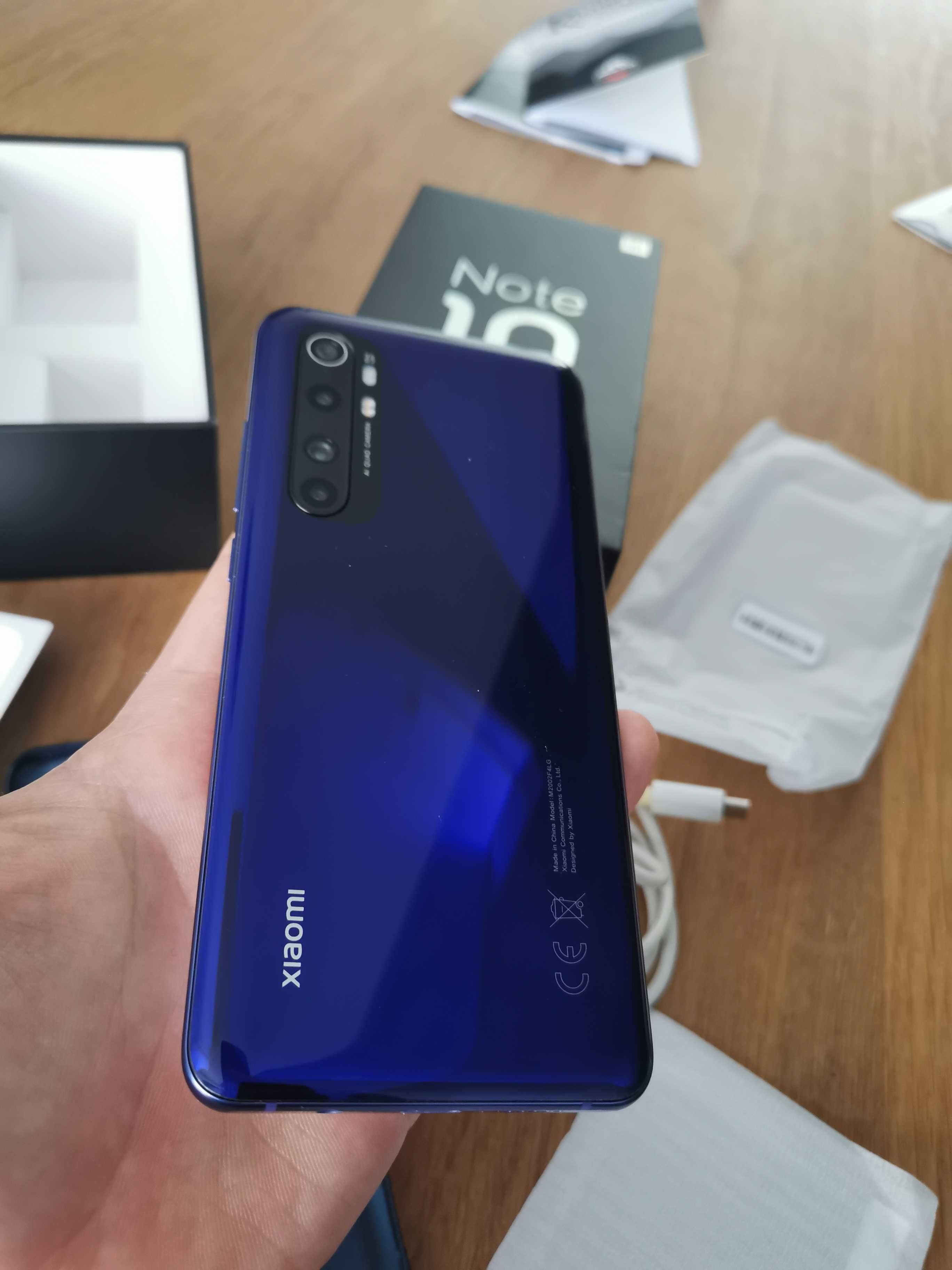Smartfon Xiaomi Note 10 Lite 6/64 GB Jak nowy Fioletowy Fast Charge