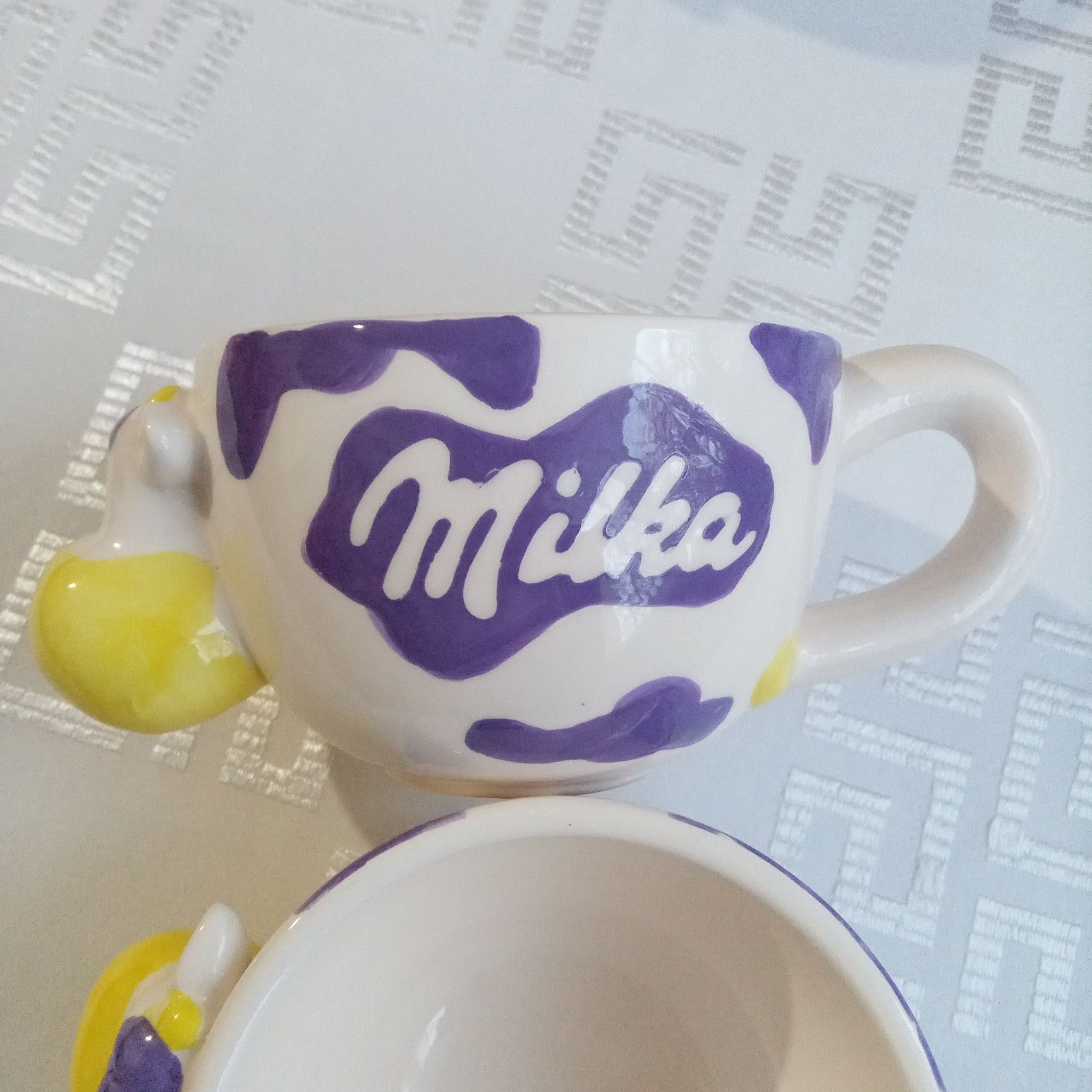 Чашка Milka | Мілка керамічна дизайнерська у вигляді корівки