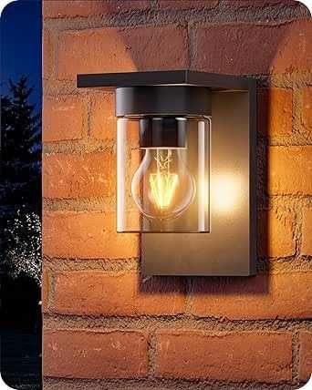 Lampa zewnętrzna ścienna kinkiet aluminium e27 IP44