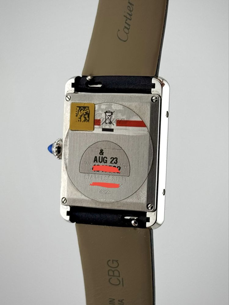 -6k WYPRZEDAŻ! FVAT FULLSET Diamentowany Cartier Tank red.W4TA0017