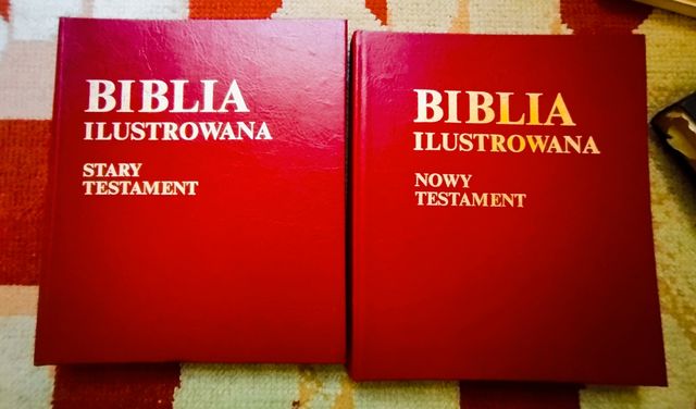 Bibliia ilustrowana Nowy i Stary Testament wysyłka stan idealny