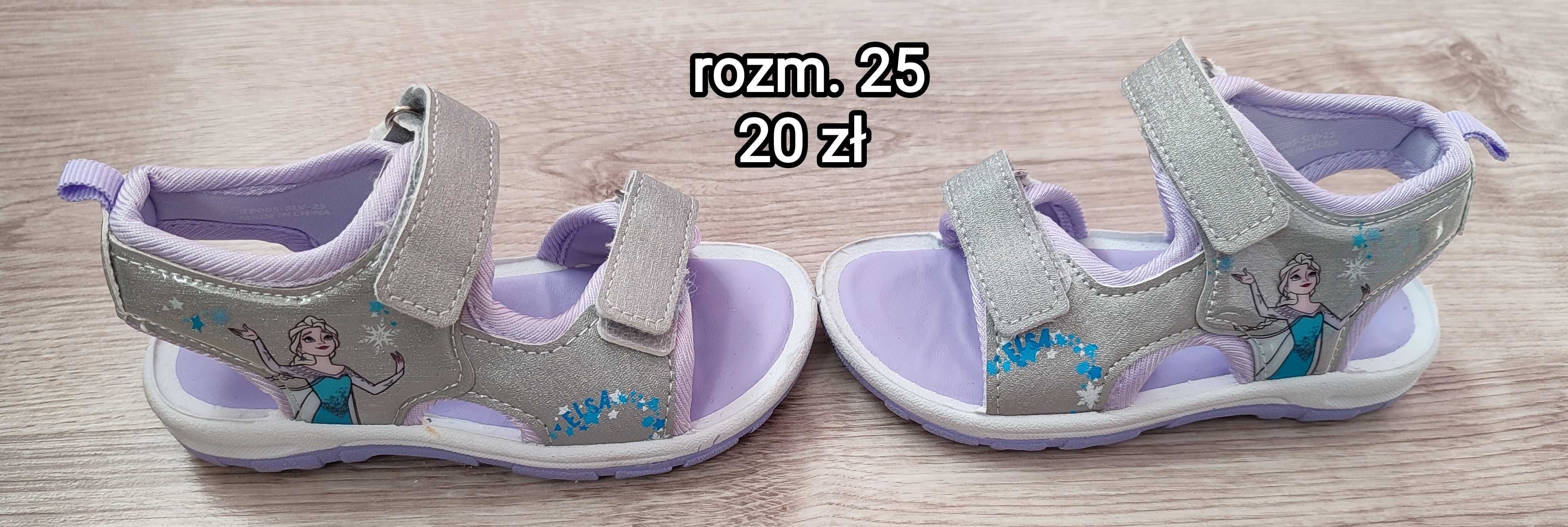 Sandały kraina lodu