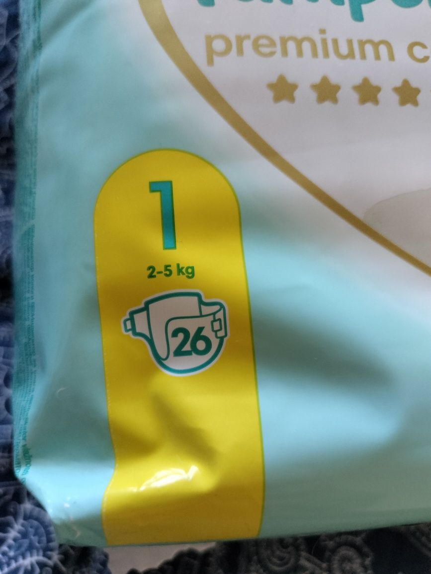 6x Pampers premium care Rozmiar 1 Wysyłka olx