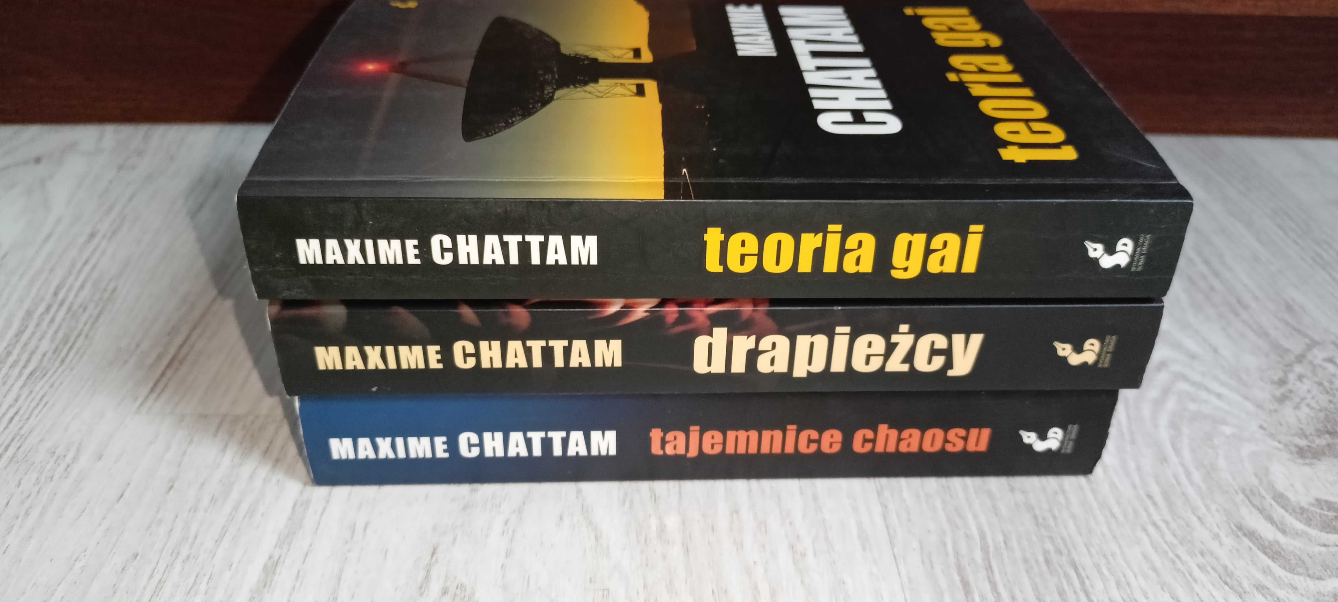 3x Maxime Chattam Drapieżcy Tajemnice chaosu Teoria Gai