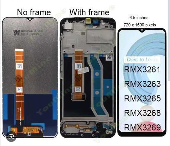 Дисплей Экран (модуль) Realme C21Y C25Y + тачскрин, реалми С2 LCD