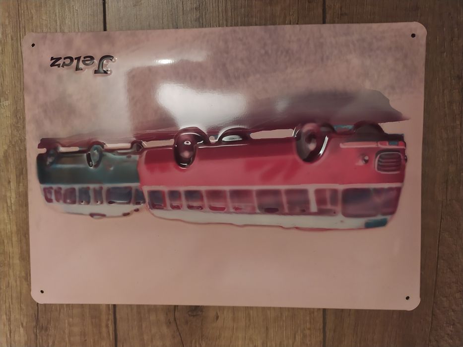 Metalowa tablica reklamowa