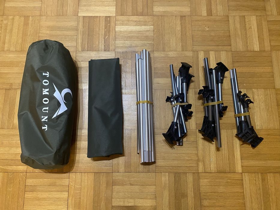 Łóżko polowe turystyczne składane