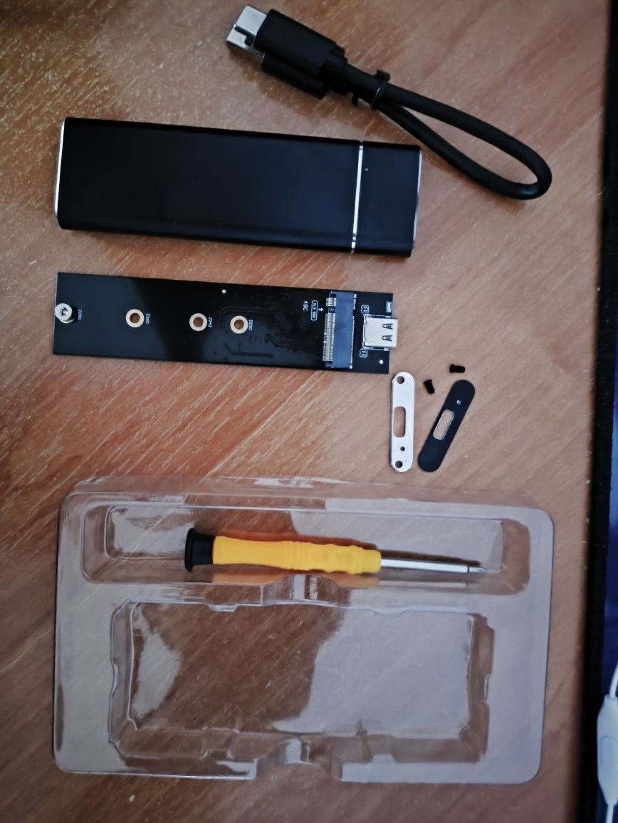 Корпус T24 USB3.1 Type C на M.2 NGFF SSD M2 для мобильного диску