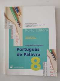 Livro escolar de Português 8 ano