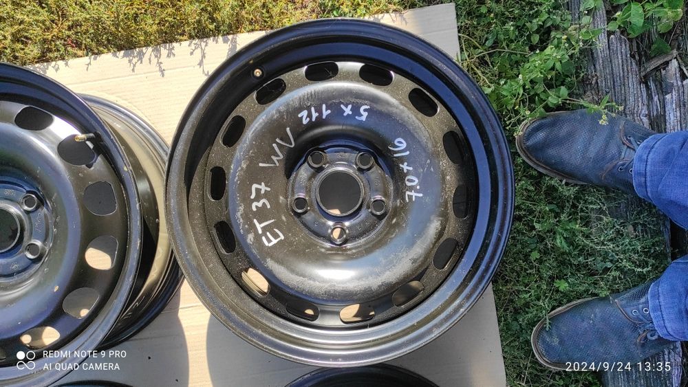 Диски 5/112/16 ЕТ 37 Volkswagen Audi Skoda