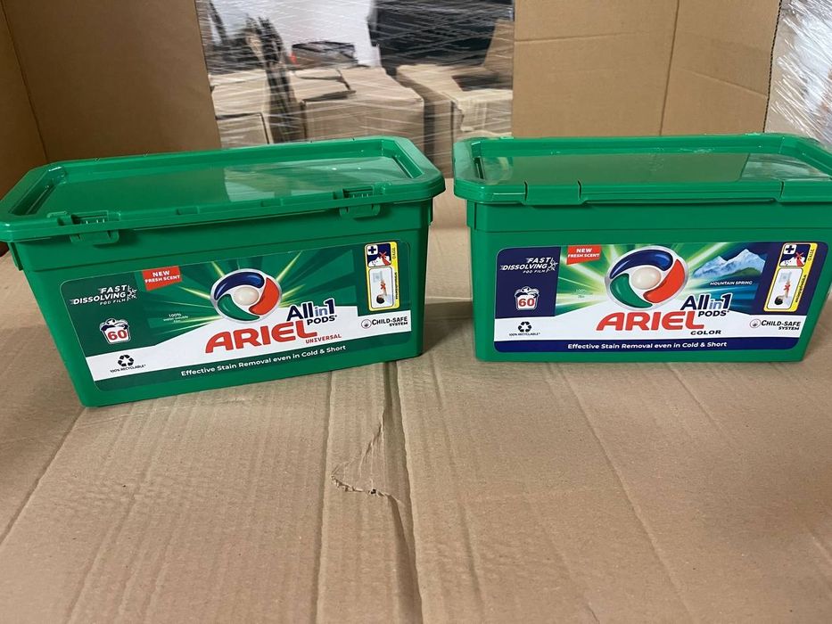 Żel do prania Ariel Persil kapsułki płukanie Lenor tabletki Fairy XXL