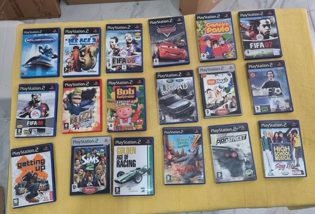 Jogos Playstation 2 valor cada