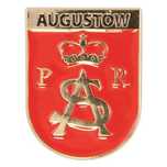Przypinka pin wpinka herb Augustów