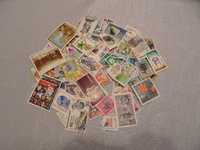 kasowane znaczki pocztowe zestaw 100 szt.