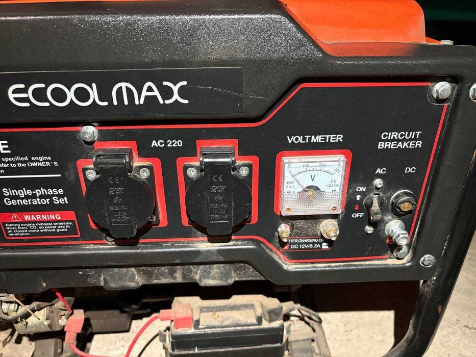 Генератор Бензиновий Ecoolmax GE2500E