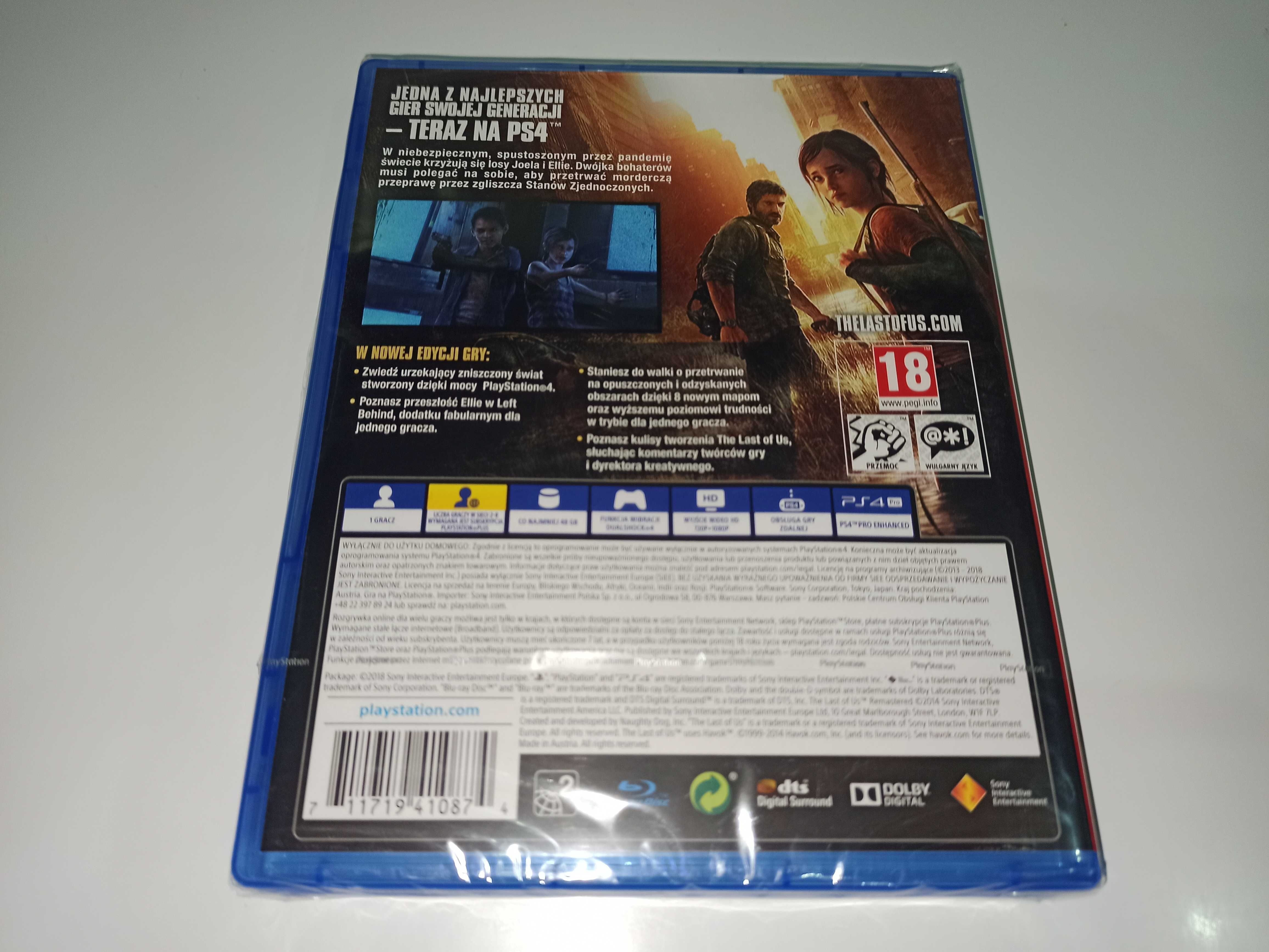 ps4 THE LAST OF US postacie mówią po polsku Nowa!