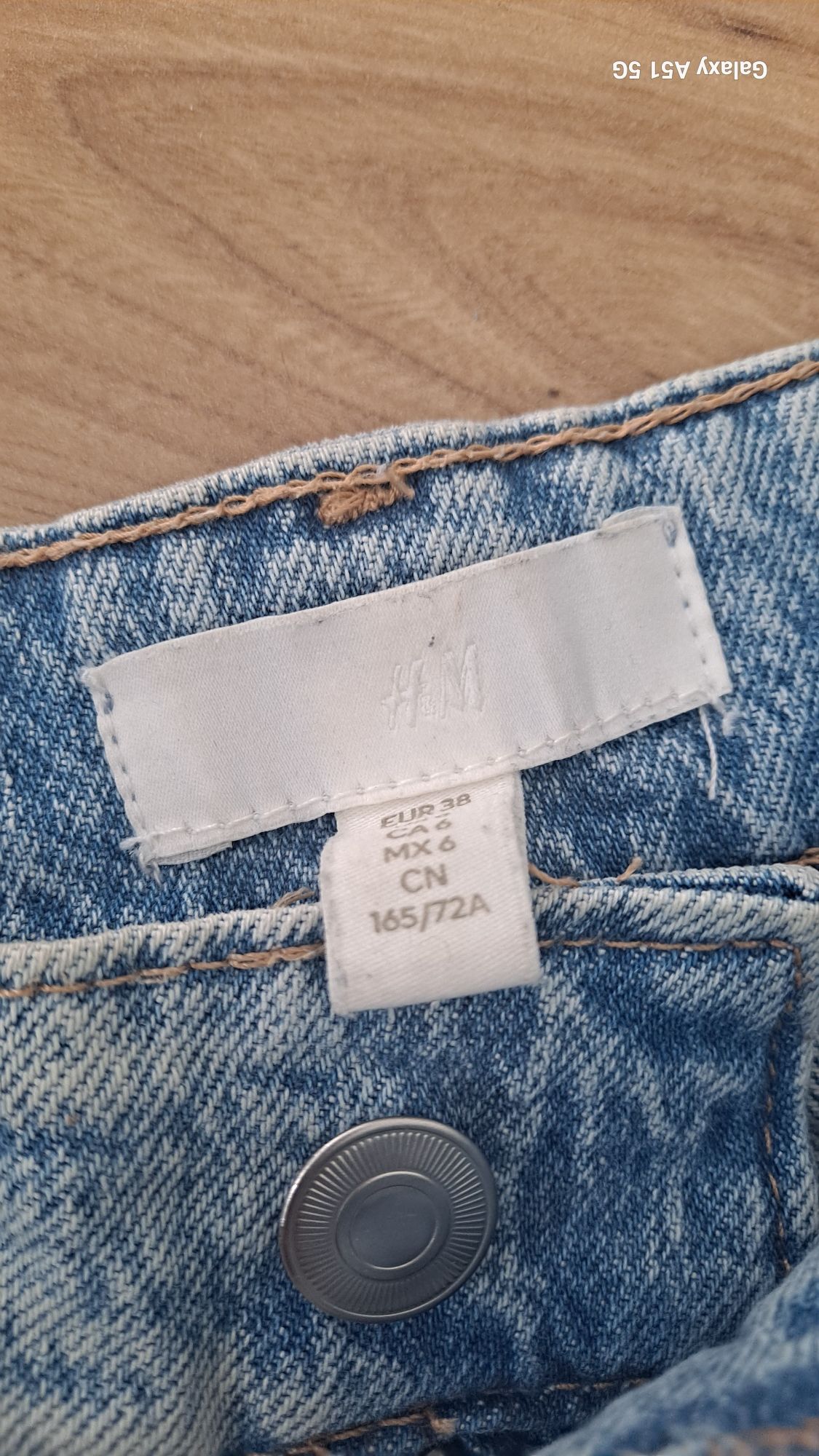 H&M jeansy szerokie z wysokim stanem