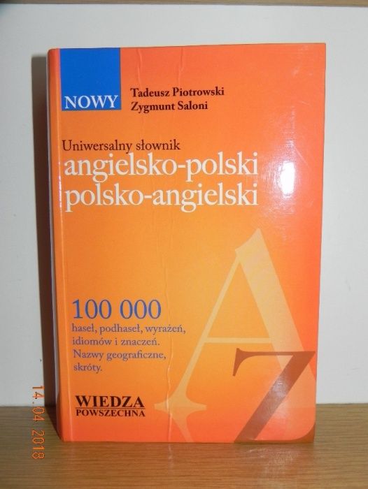 Uniwersalny słownik angielsko-polski ipolsko-angielski -T.Piotrowski
