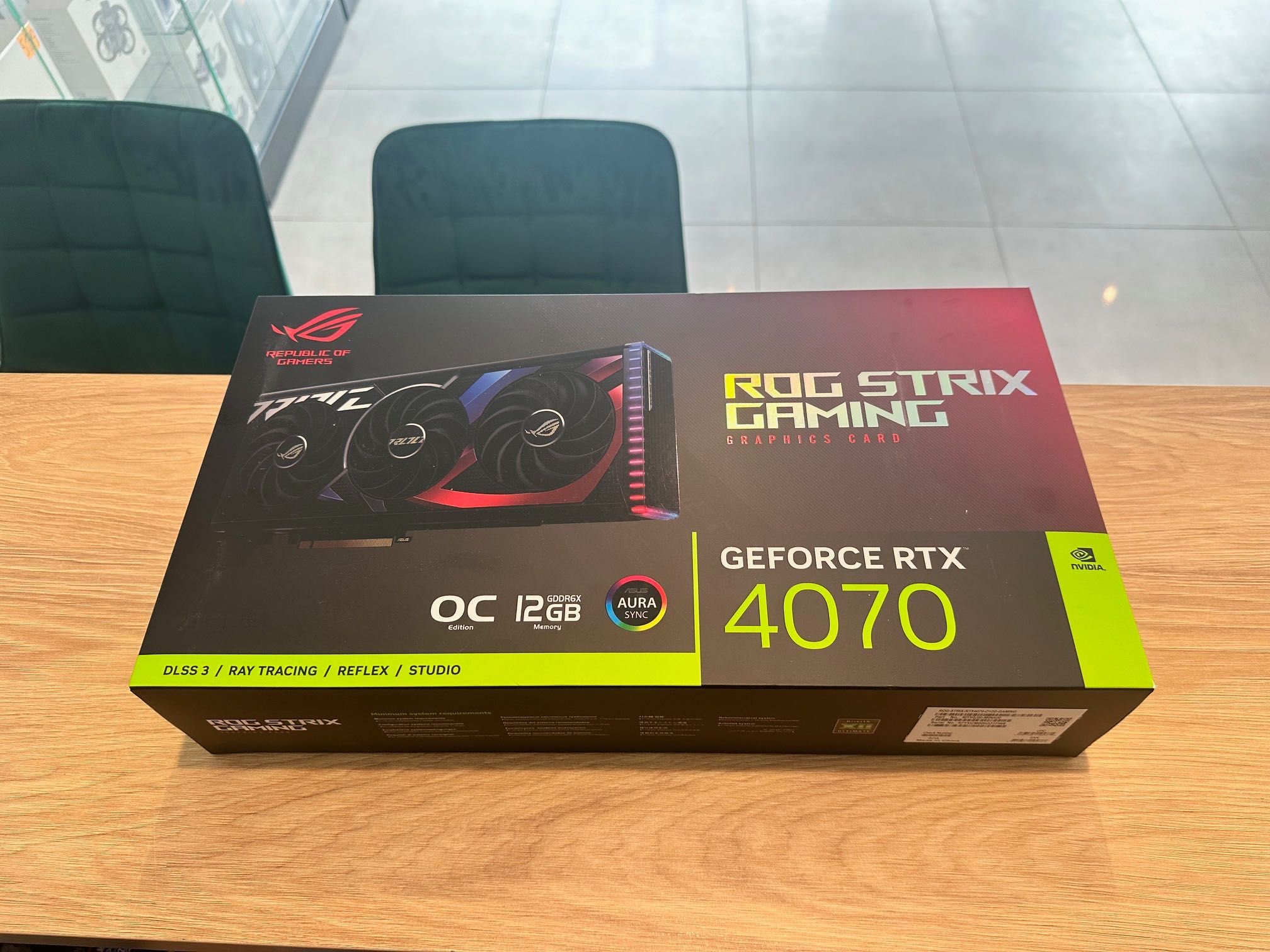 Nowa Karta Asus GeForce RTX 4070 ROG STRIX Gaming OC 12GB GDDR6X