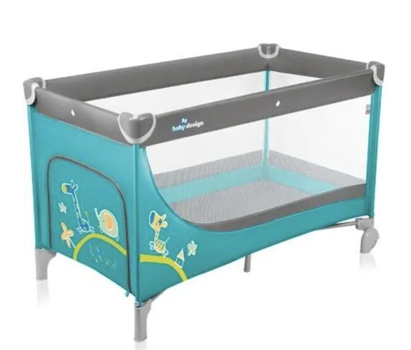 Łóżeczko turystyczne BABY DESIGN + Gratis