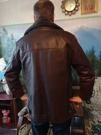 Куртка кожаная Мужская дублёнка натуральная
