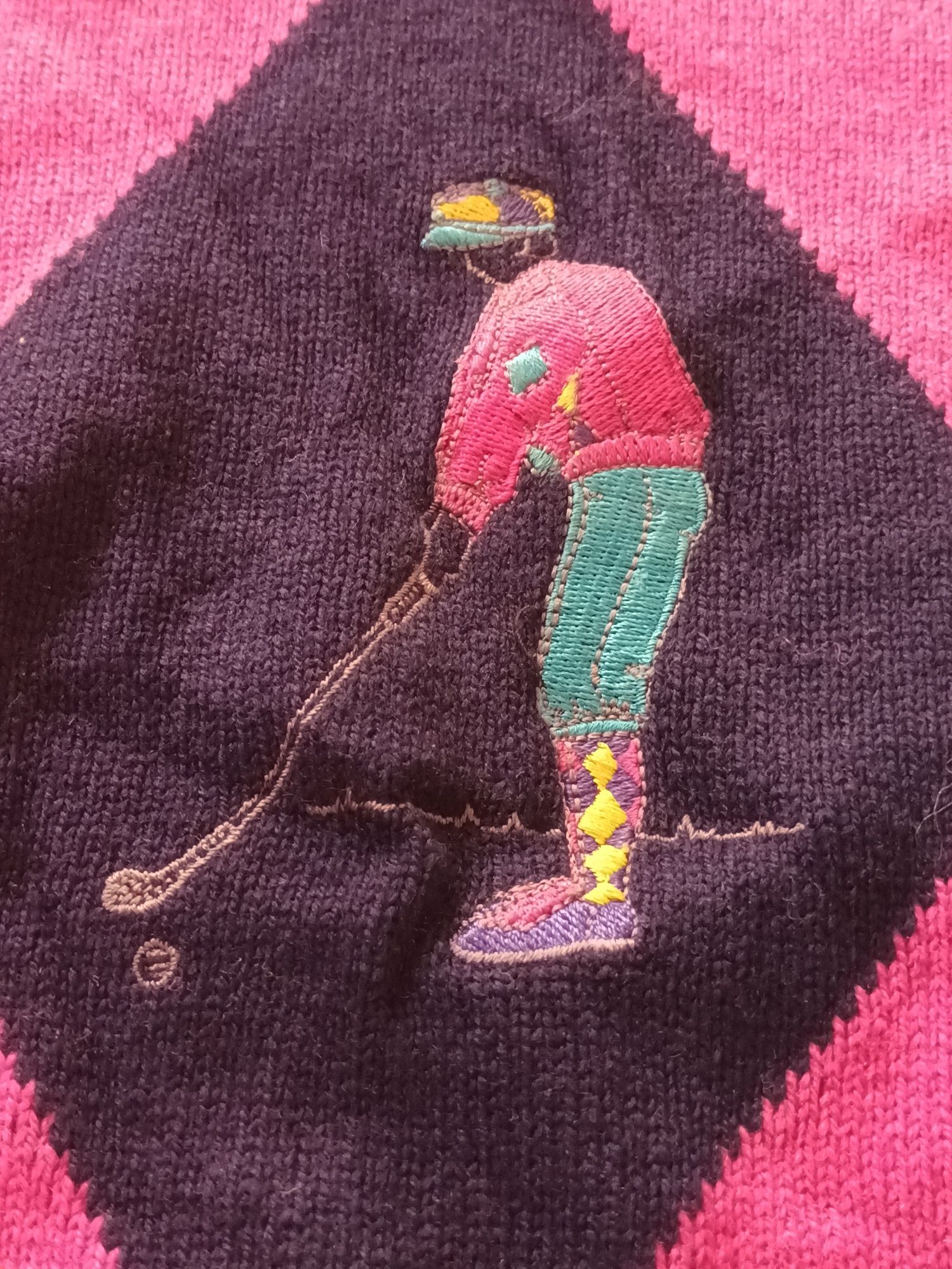 Sweter do golfa golf vintage